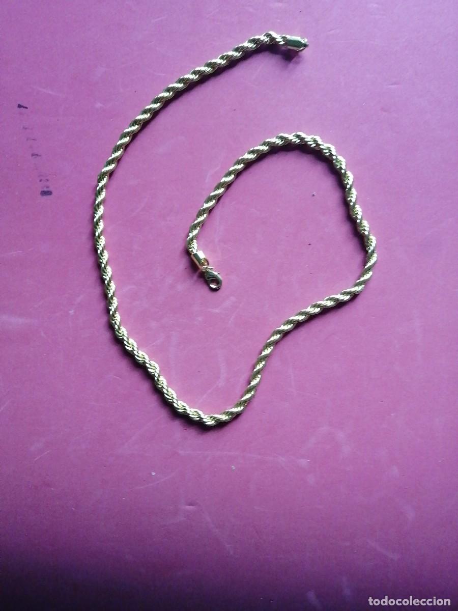 Joyeria: Cord&oacute;n rizado de oro amarillo de 24k. LAMINADO - Foto 1