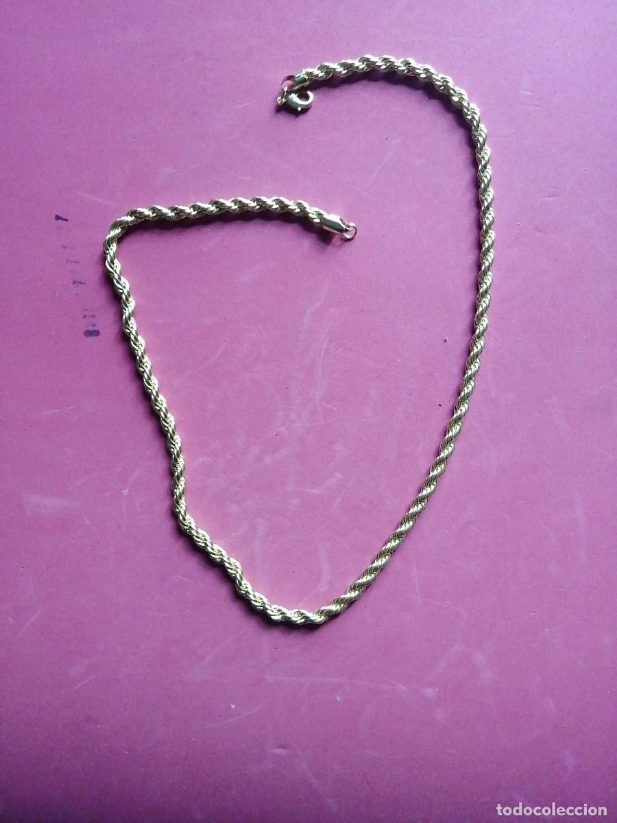 Joyeria: Cord&oacute;n rizado de oro amarillo de 24k. LAMINADO - Foto 1