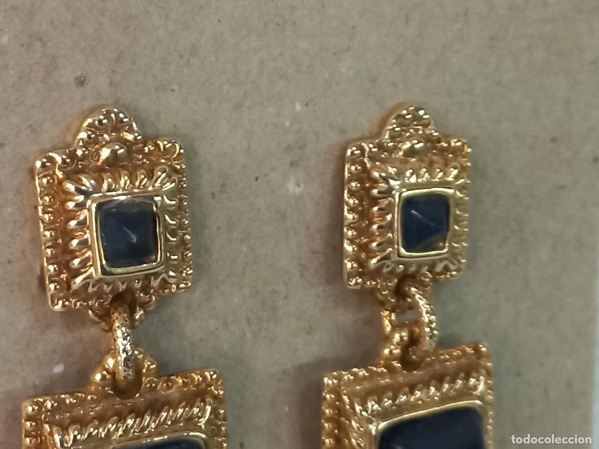 Joyeria: PENDIENTES (GOYESCOS) 2 PIEZAS azul - Foto 2
