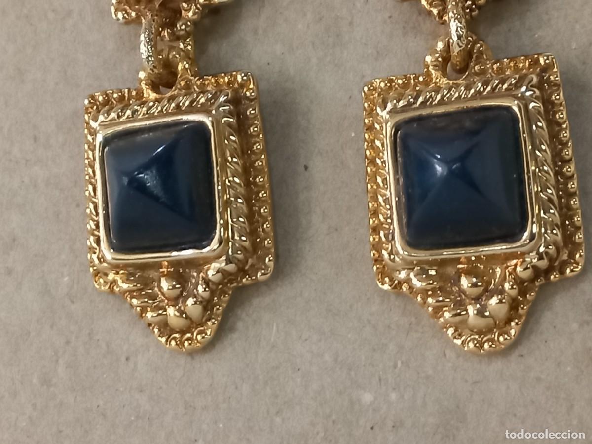 Joyeria: PENDIENTES (GOYESCOS) 2 PIEZAS azul - Foto 4