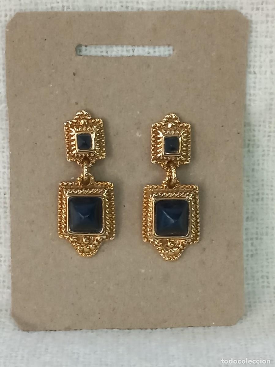 Joyeria: PENDIENTES (GOYESCOS) 2 PIEZAS azul - Foto 8