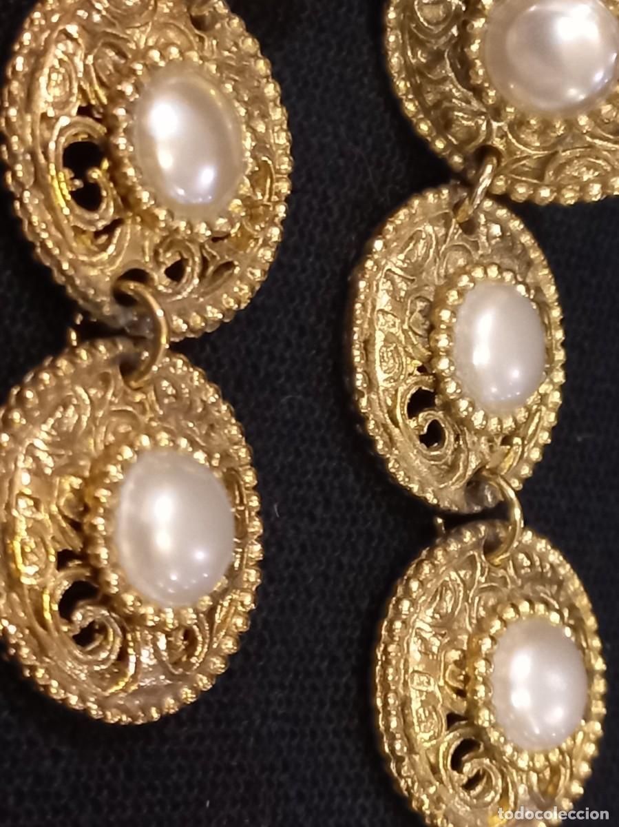 Joyeria: PENDIENTES (ISABELINOS) tres c&iacute;rculos-perla - Foto 4