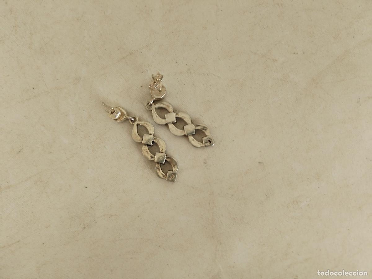 Joyeria: pendientes plata con marquesitas - Foto 3