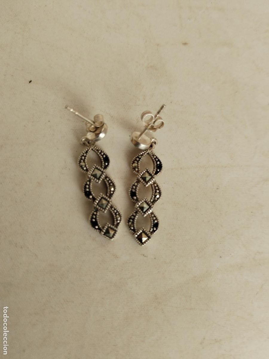Joyeria: pendientes plata con marquesitas - Foto 5