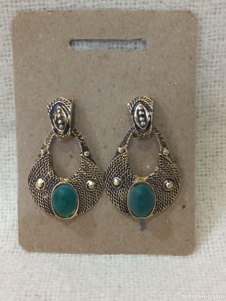 Joyeria: PENDIENTES (ARILLA) isabelinos-cord&oacute;n-verde mate - Foto 7