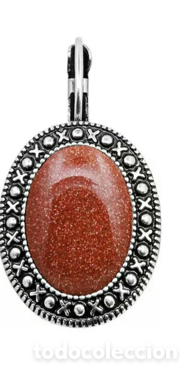 Joyeria: Pendientes con Aventurina Dorada - Foto 3