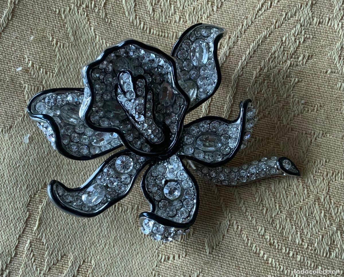 Joyeria: BROCHE VINTAGE ORQU&Iacute;DEA DE PEDRER&Iacute;A - Foto 1