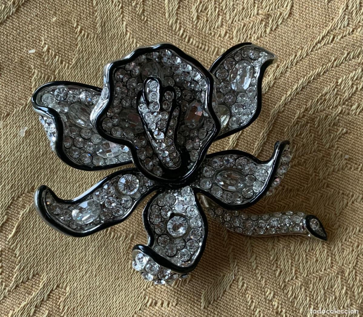 Joyeria: BROCHE VINTAGE ORQU&Iacute;DEA DE PEDRER&Iacute;A - Foto 2