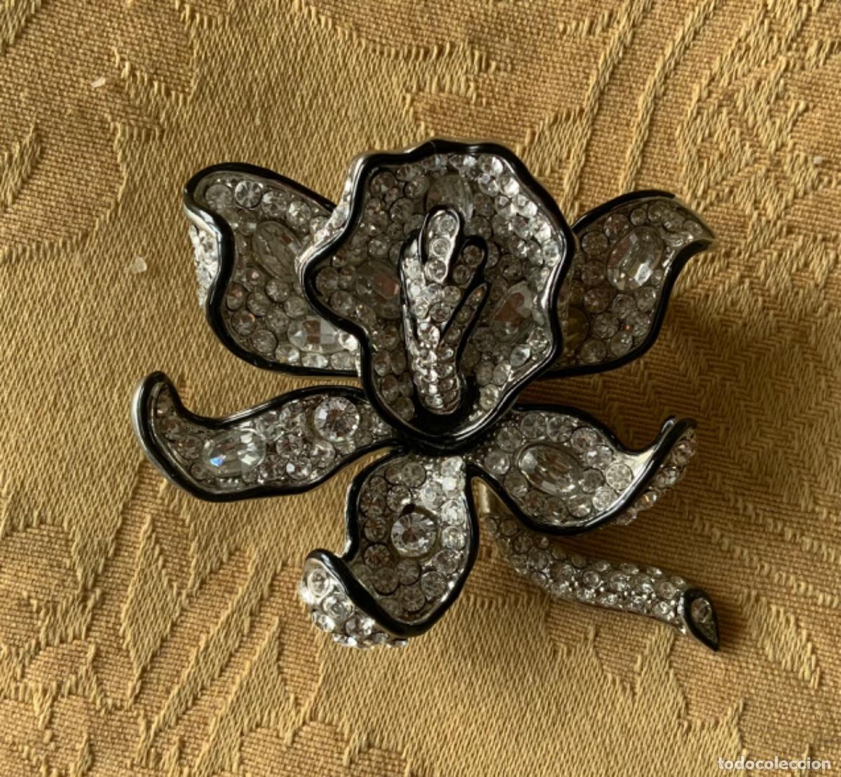 Joyeria: BROCHE VINTAGE ORQU&Iacute;DEA DE PEDRER&Iacute;A - Foto 3
