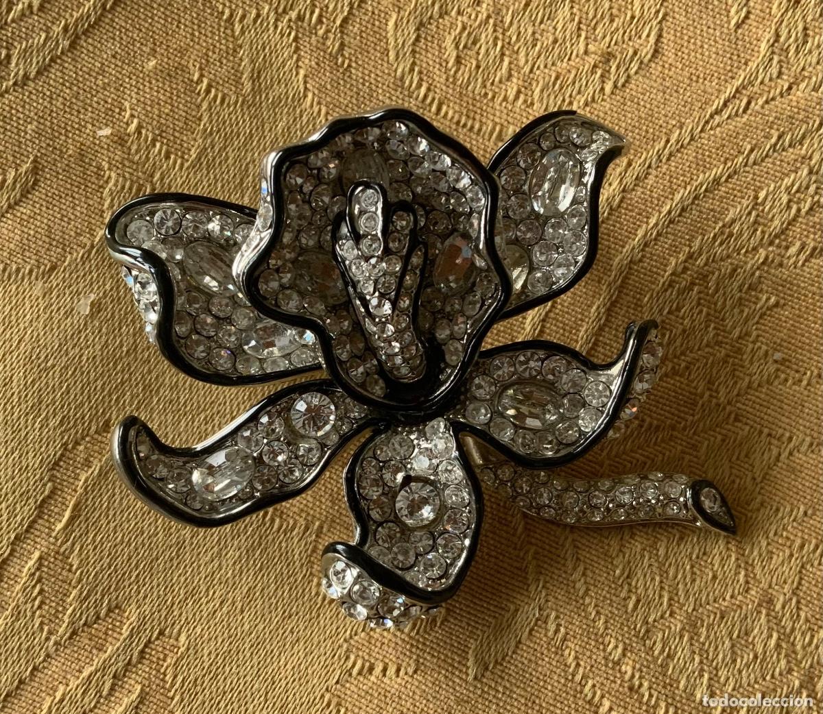 Joyeria: BROCHE VINTAGE ORQU&Iacute;DEA DE PEDRER&Iacute;A - Foto 4