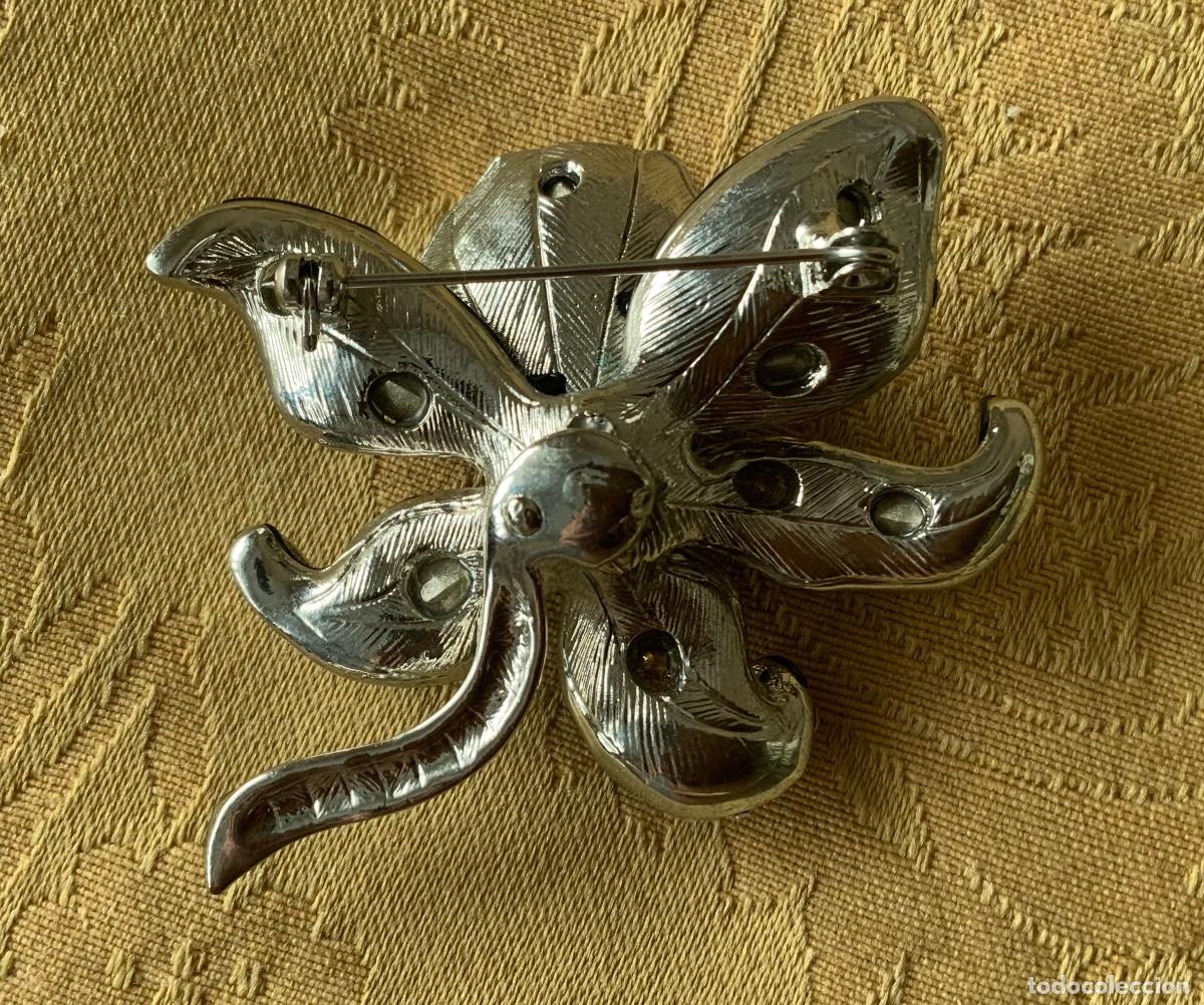 Joyeria: BROCHE VINTAGE ORQU&Iacute;DEA DE PEDRER&Iacute;A - Foto 5