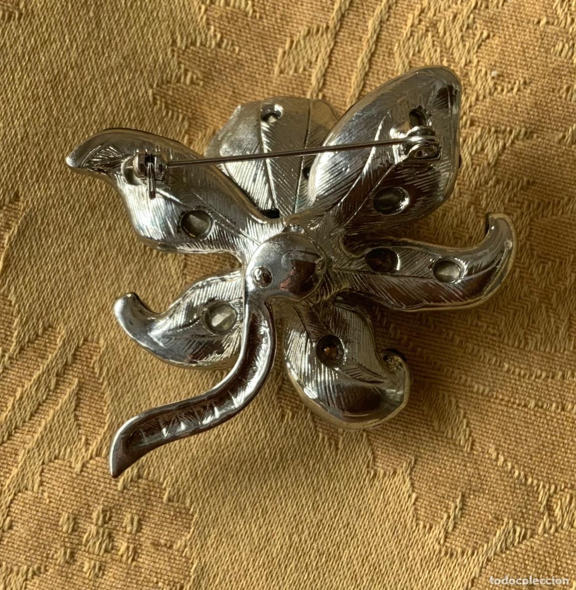 Joyeria: BROCHE VINTAGE ORQU&Iacute;DEA DE PEDRER&Iacute;A - Foto 6