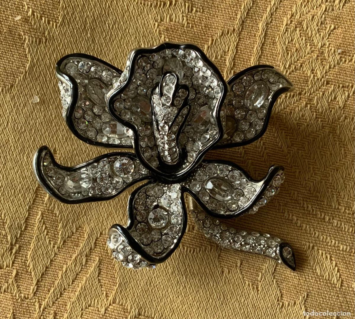 Joyeria: BROCHE VINTAGE ORQU&Iacute;DEA DE PEDRER&Iacute;A - Foto 7