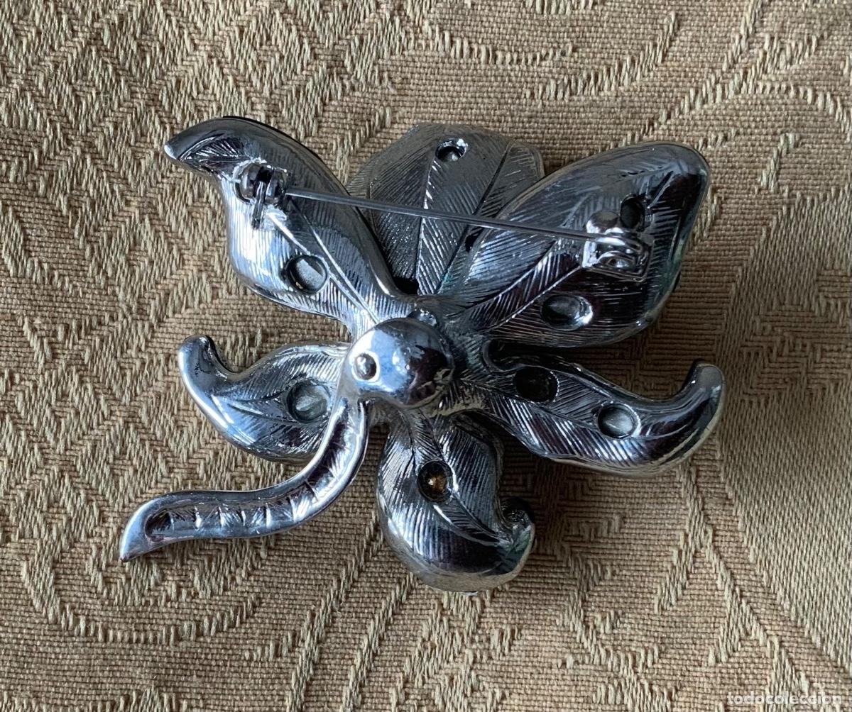 Joyeria: BROCHE VINTAGE ORQU&Iacute;DEA DE PEDRER&Iacute;A - Foto 8