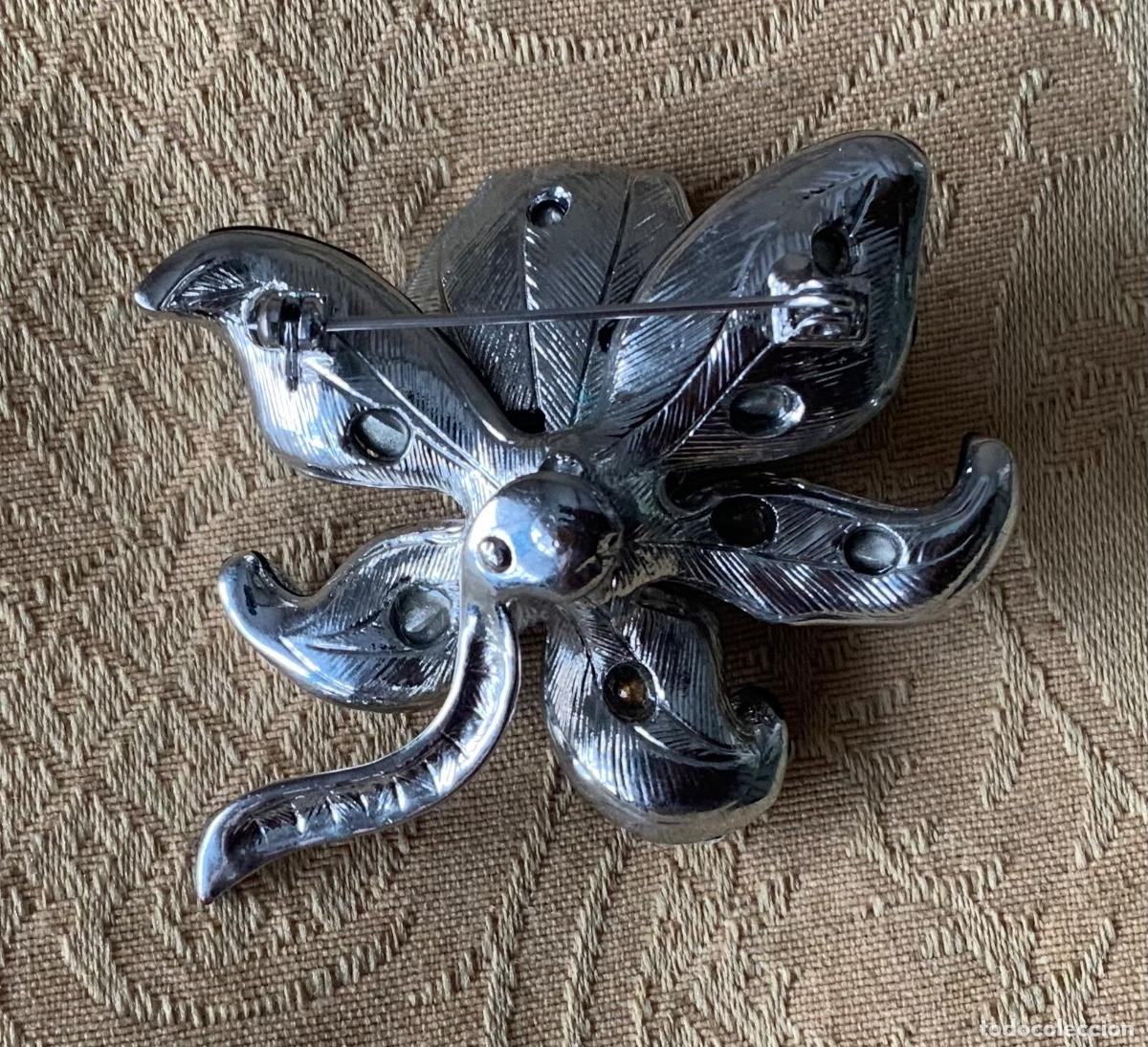 Joyeria: BROCHE VINTAGE ORQU&Iacute;DEA DE PEDRER&Iacute;A - Foto 9