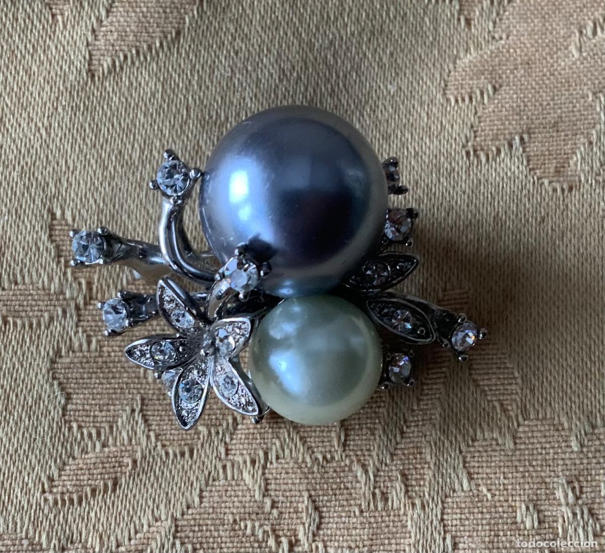 Joyeria: BROCHE VINTAGE PERLAS Y FLORES - Foto 11