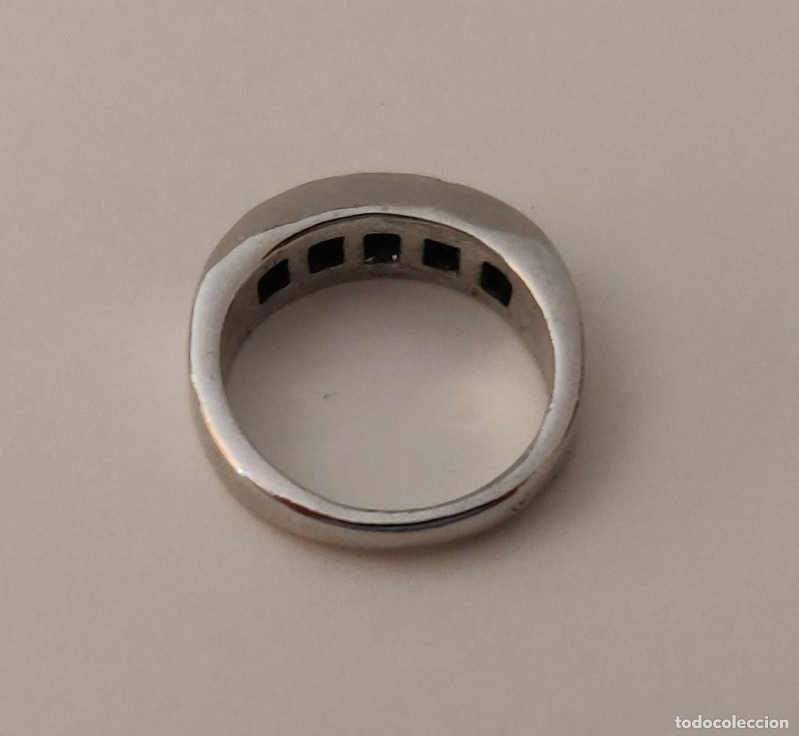 Joyeria: Anillo Plateado con Piedras Negras - Foto 9