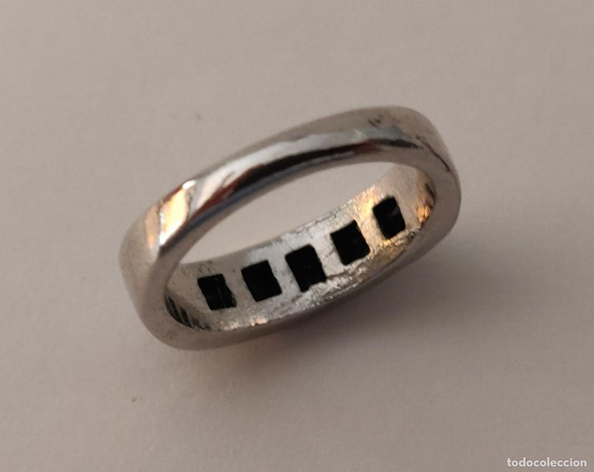 Joyeria: Anillo Plateado con Piedras Negras - Foto 10