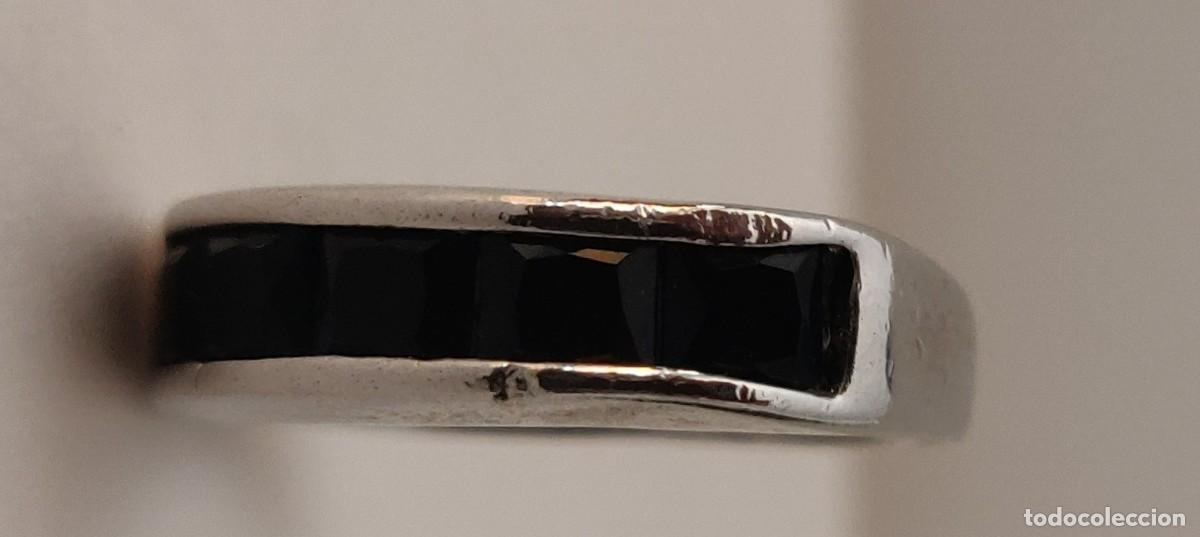 Joyeria: Anillo Plateado con Piedras Negras - Foto 12