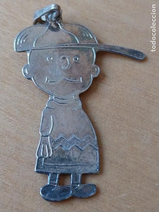 Joyeria: CARLITOS AMIGO MAFALDA COLGANTE METAL BONITA P&Aacute;TINA SIN PUNZON 5CM ALTO