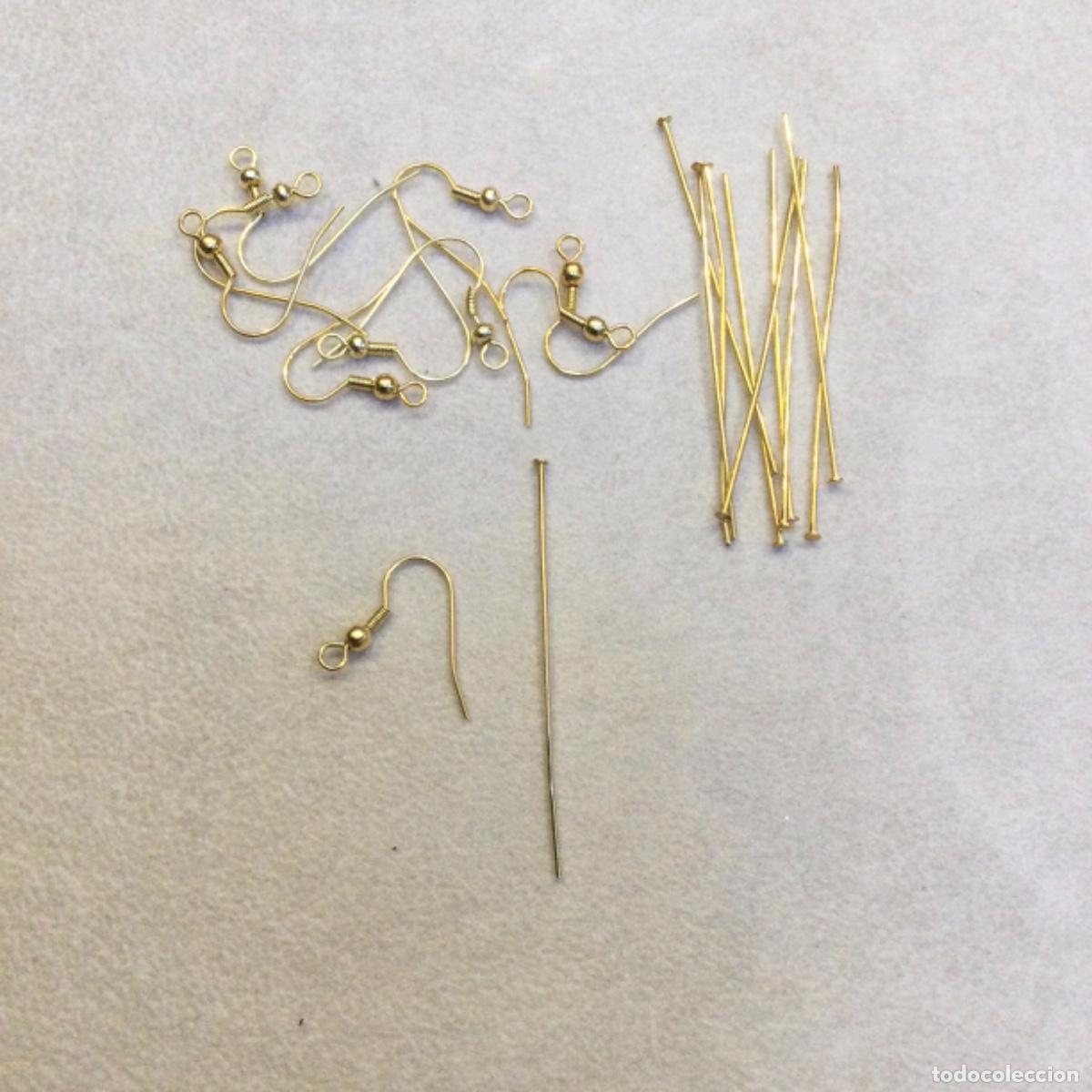 Joyeria: Fornituras para montar pendientes. Dorados