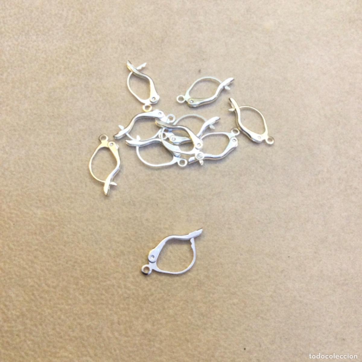 Joyeria: Fornituras para montar pendientes. Plateados.