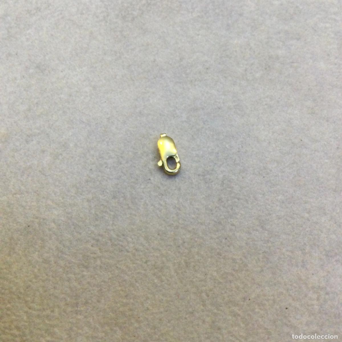 Joyeria: Fornituras. Mosquet&oacute;n para pulseras, collares etc. Ba&ntilde;o oro