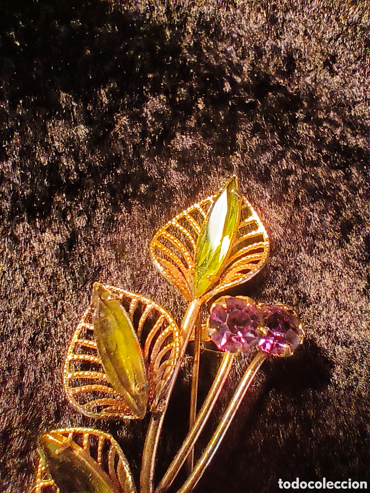 Joyeria: Broche dorado Art dec&oacute; - Foto 3