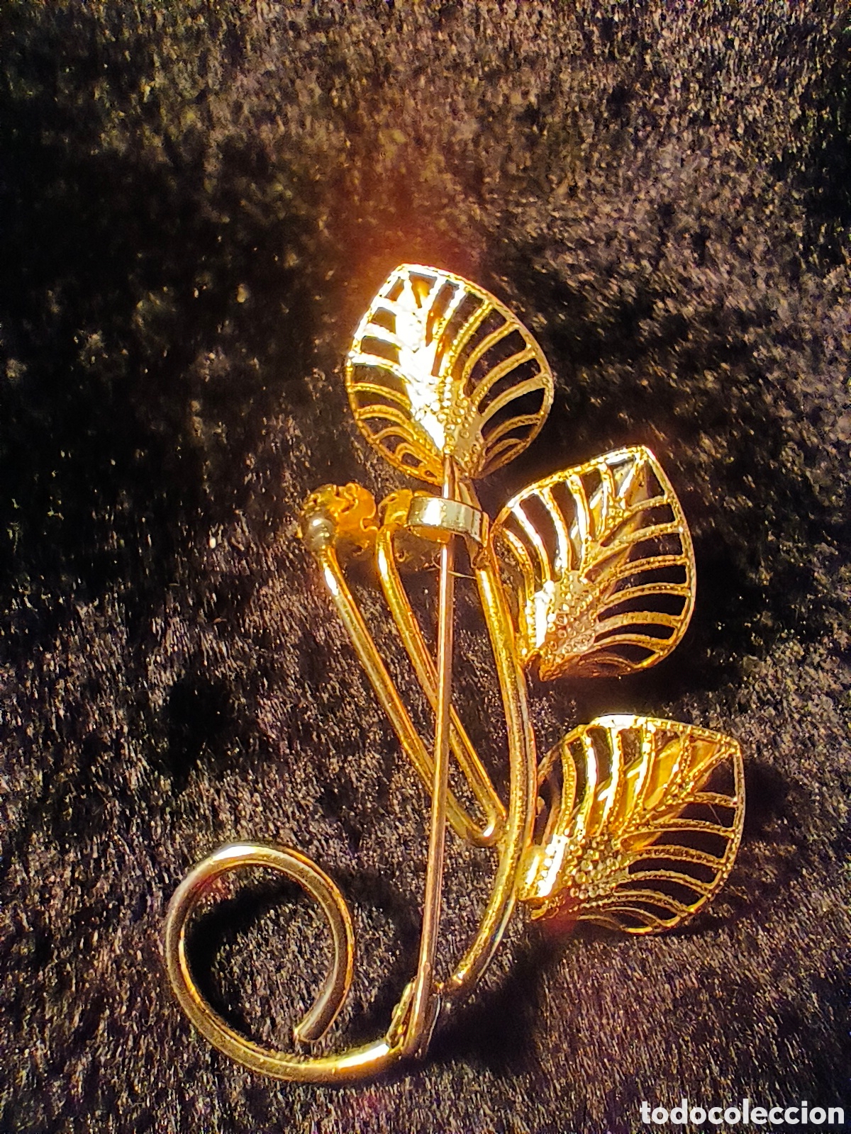 Joyeria: Broche dorado Art dec&oacute; - Foto 4