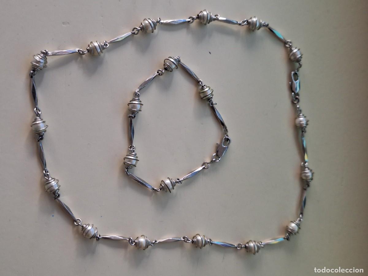 Joyeria: CONJUNTO DE ACERO Y PERLAS - Foto 4