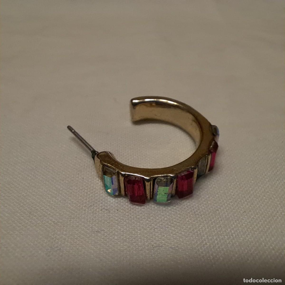 Joyeria: Pendiente piedras rosas (desparejado) - Foto 1