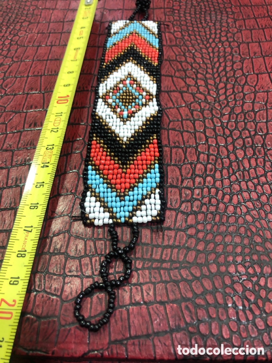 Joyeria: Pulsera india con abalorios (L62) - Foto 2