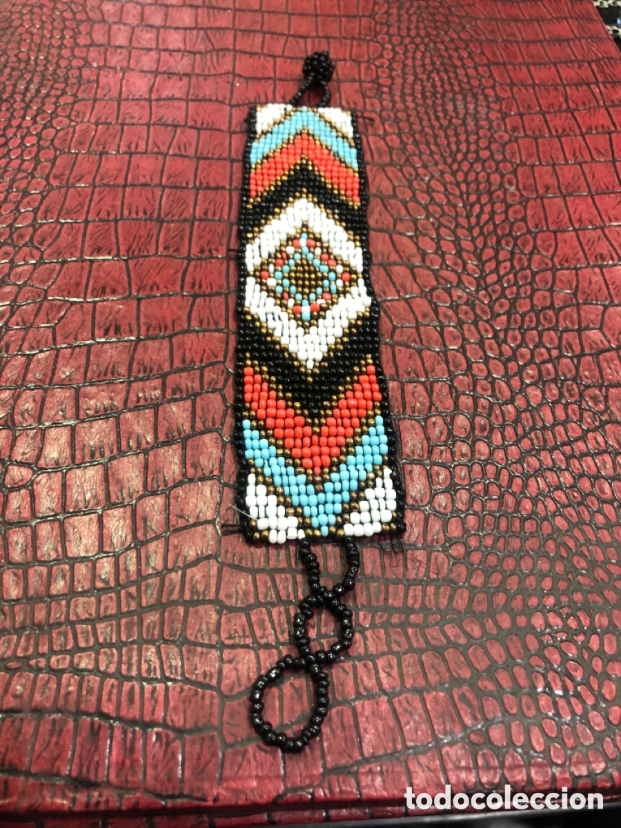 Joyeria: Pulsera india con abalorios (L62) - Foto 1