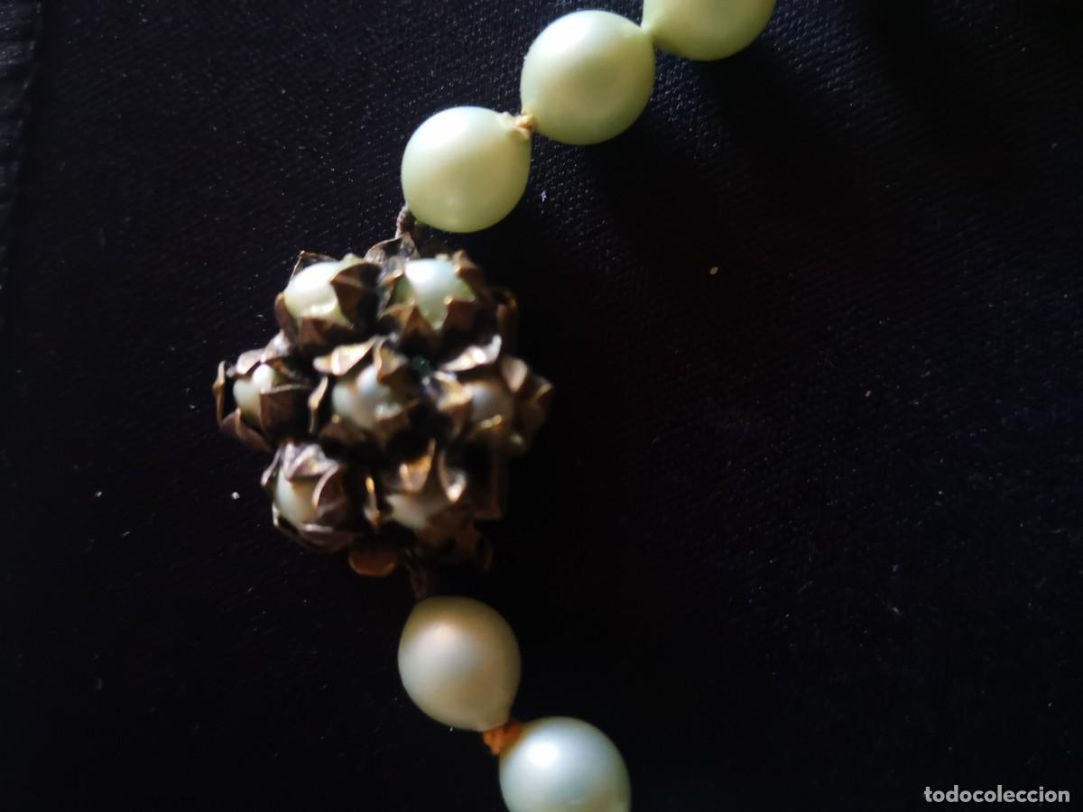 Joyeria: COLLAR PERLAS AZULES VINTAGE - Foto 2