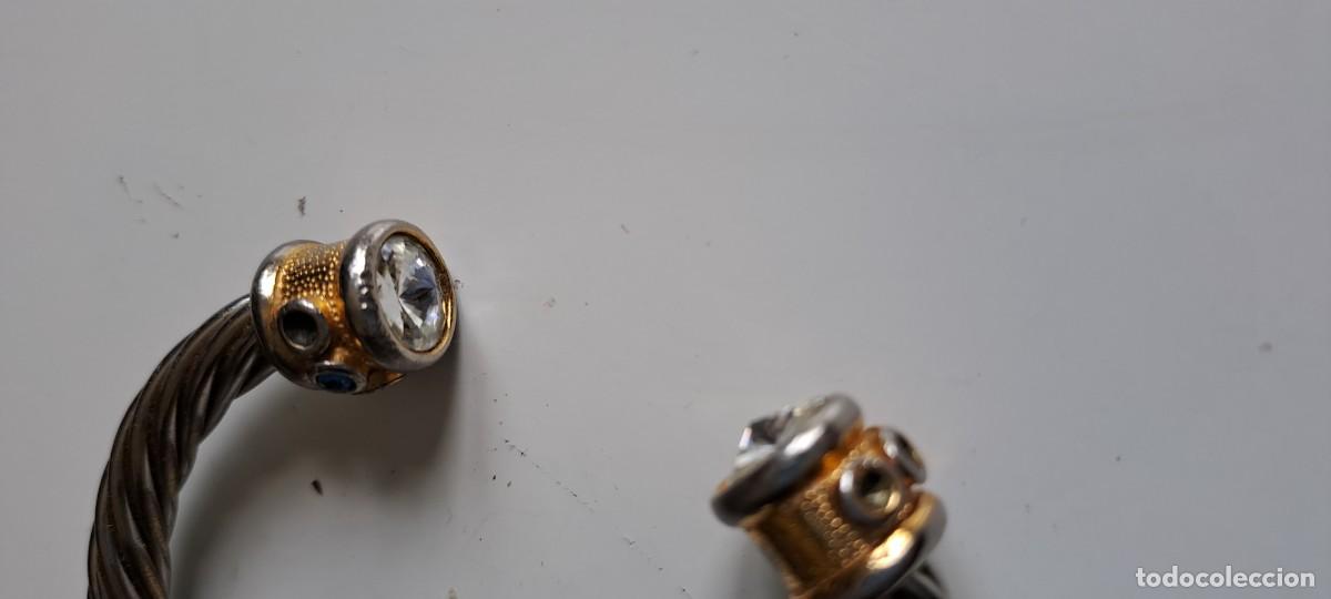Joyeria: Pulsera de cable trenzado y cristal - Foto 5