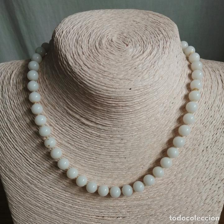 Joyeria: ANTIGUO COLLAR CORTO, CRISTAL BLANCO. - Foto 5