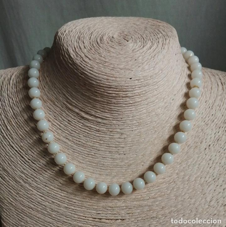 Joyeria: ANTIGUO COLLAR CORTO, CRISTAL BLANCO. - Foto 6