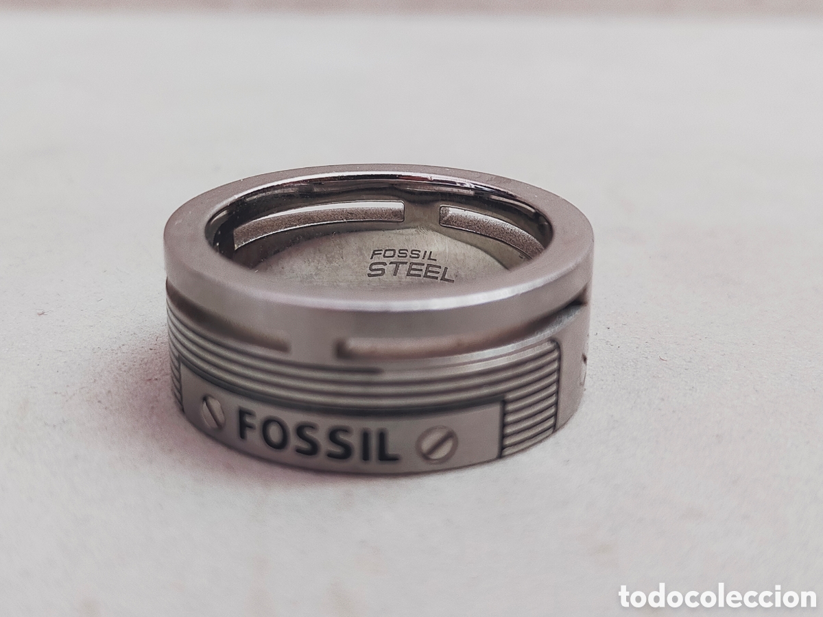Joyeria: ANILLO O SORTIJA EN ACERO. FOSSIL. - Foto 2