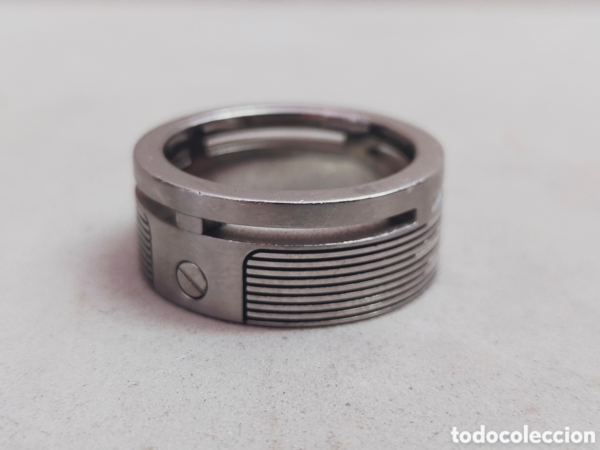 Joyeria: ANILLO O SORTIJA EN ACERO. FOSSIL. - Foto 4