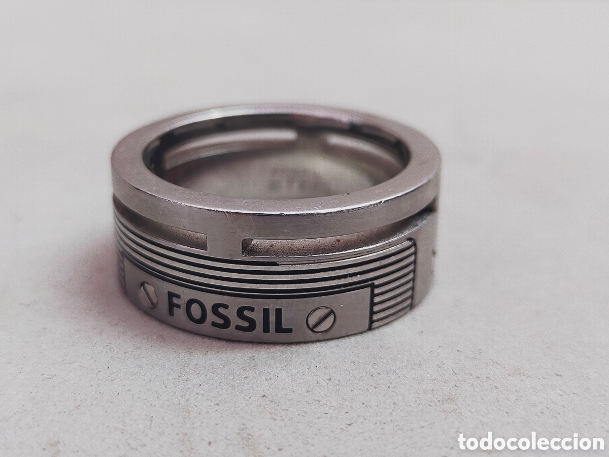 Joyeria: ANILLO O SORTIJA EN ACERO. FOSSIL. - Foto 1
