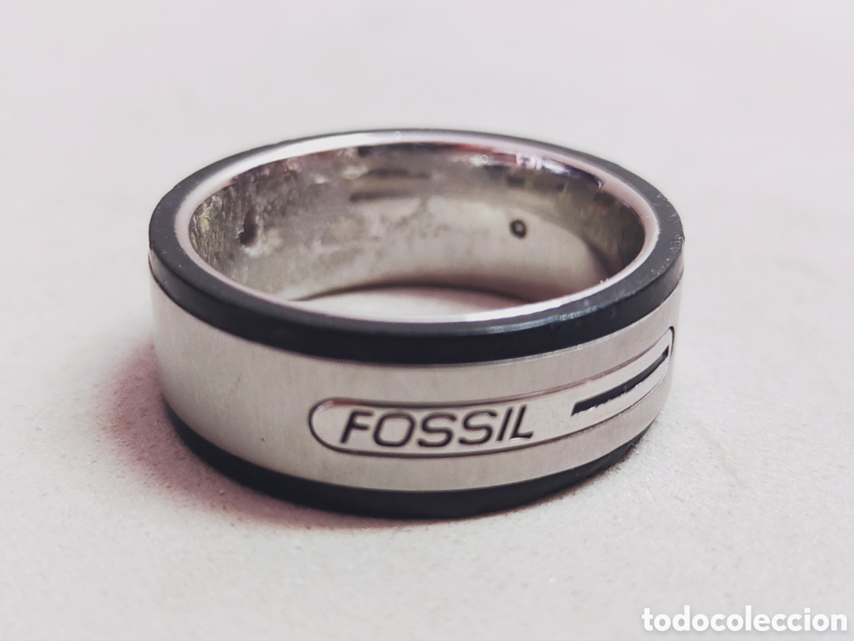 Joyeria: ANILLO O SORTIJA FOSSIL. EN ACERO. - Foto 1