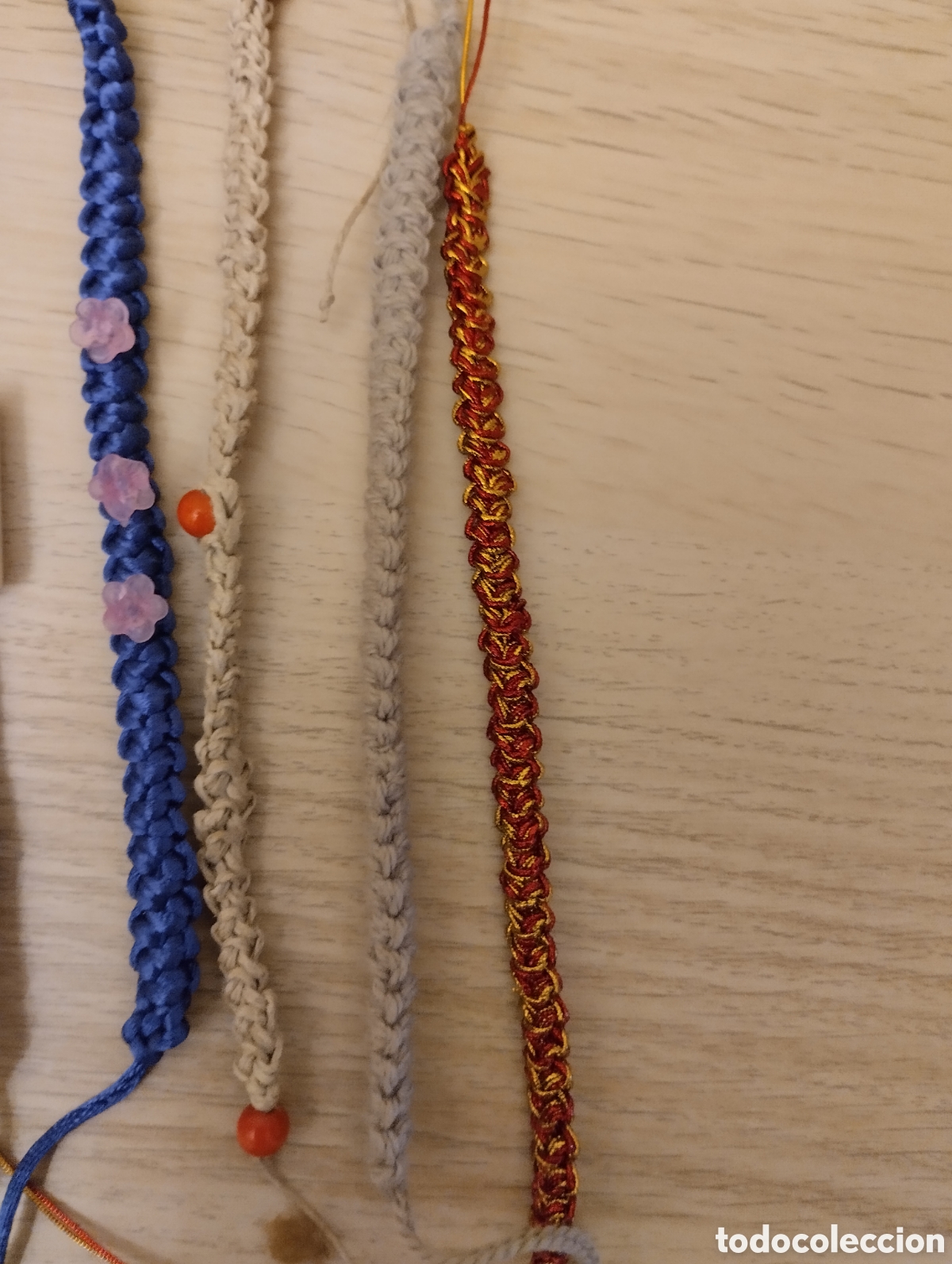 Joyeria: Lote de pulseras trenzadas tipo macram&eacute;. - Foto 2