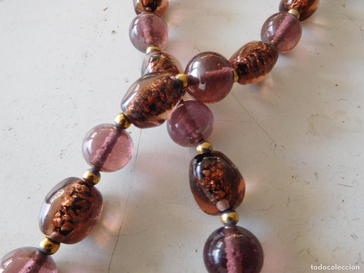 Joyeria: Collar de cristal de Murano vintage - Foto 4