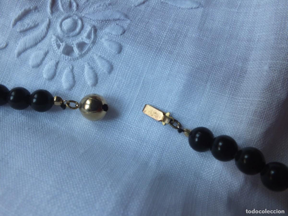 Joyeria: COLLAR GARGANTILLA DE CUENTAS BOLAS NEGRAS Y DORADAS - Foto 4