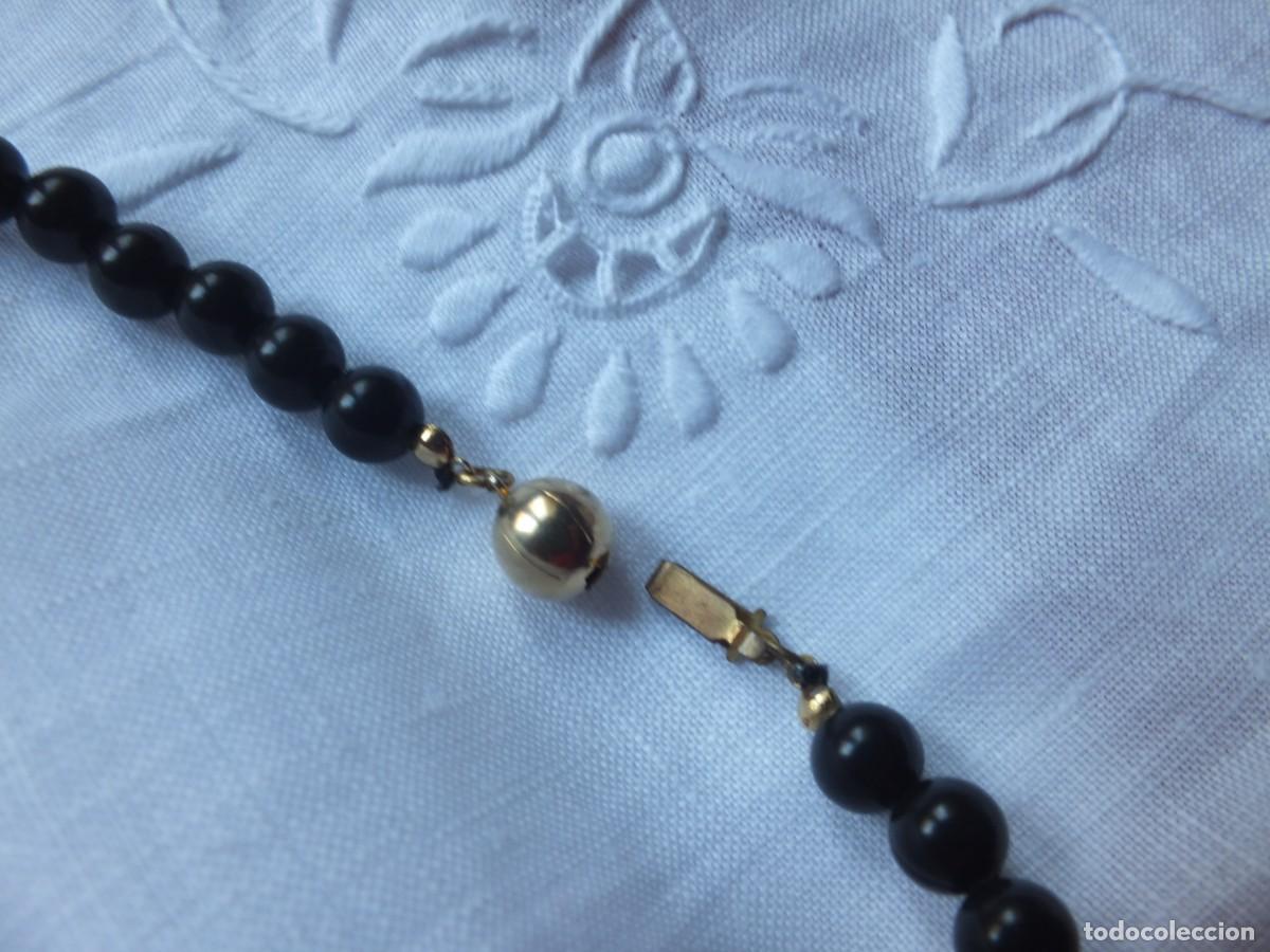 Joyeria: COLLAR GARGANTILLA DE CUENTAS BOLAS NEGRAS Y DORADAS - Foto 5