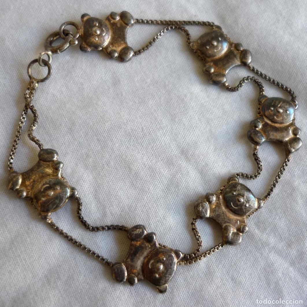 Joyeria: Pulsera infantil de plata 925 ositos - Foto 1