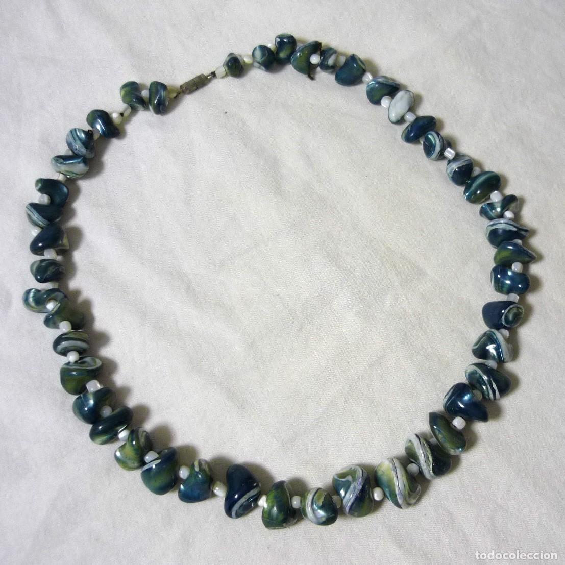 Joyeria: Collar de n&aacute;car madreperla verde - Foto 1