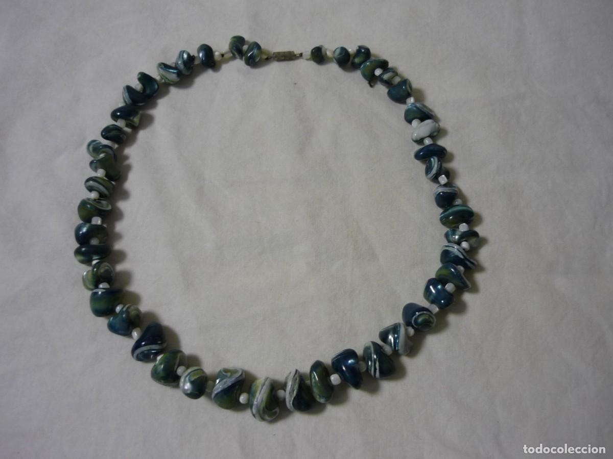 Joyeria: Collar de n&aacute;car madreperla verde - Foto 2