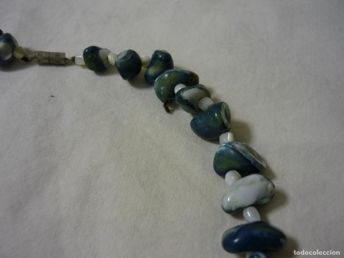 Joyeria: Collar de n&aacute;car madreperla verde - Foto 5