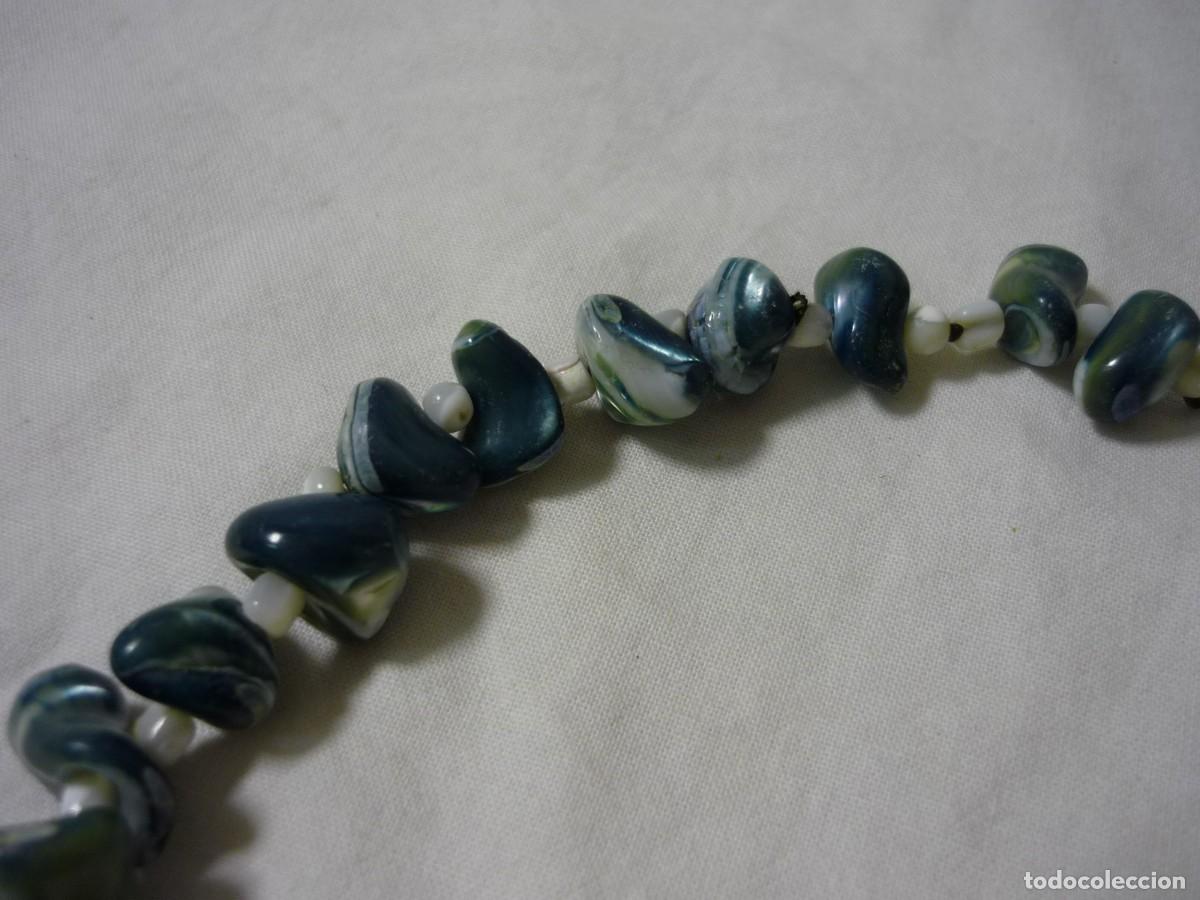 Joyeria: Collar de n&aacute;car madreperla verde - Foto 6